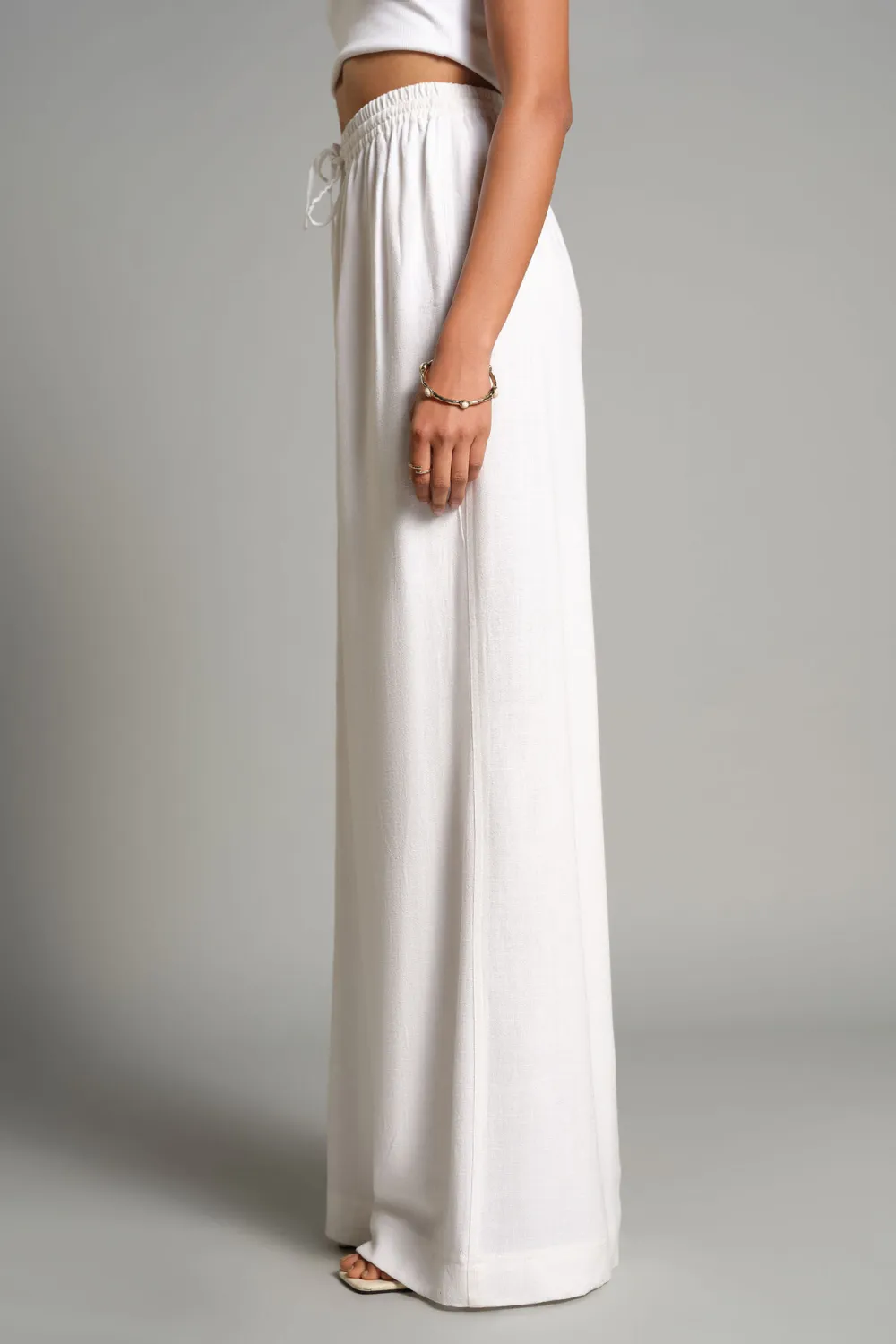 Casual Style Wide-Leg Pants
