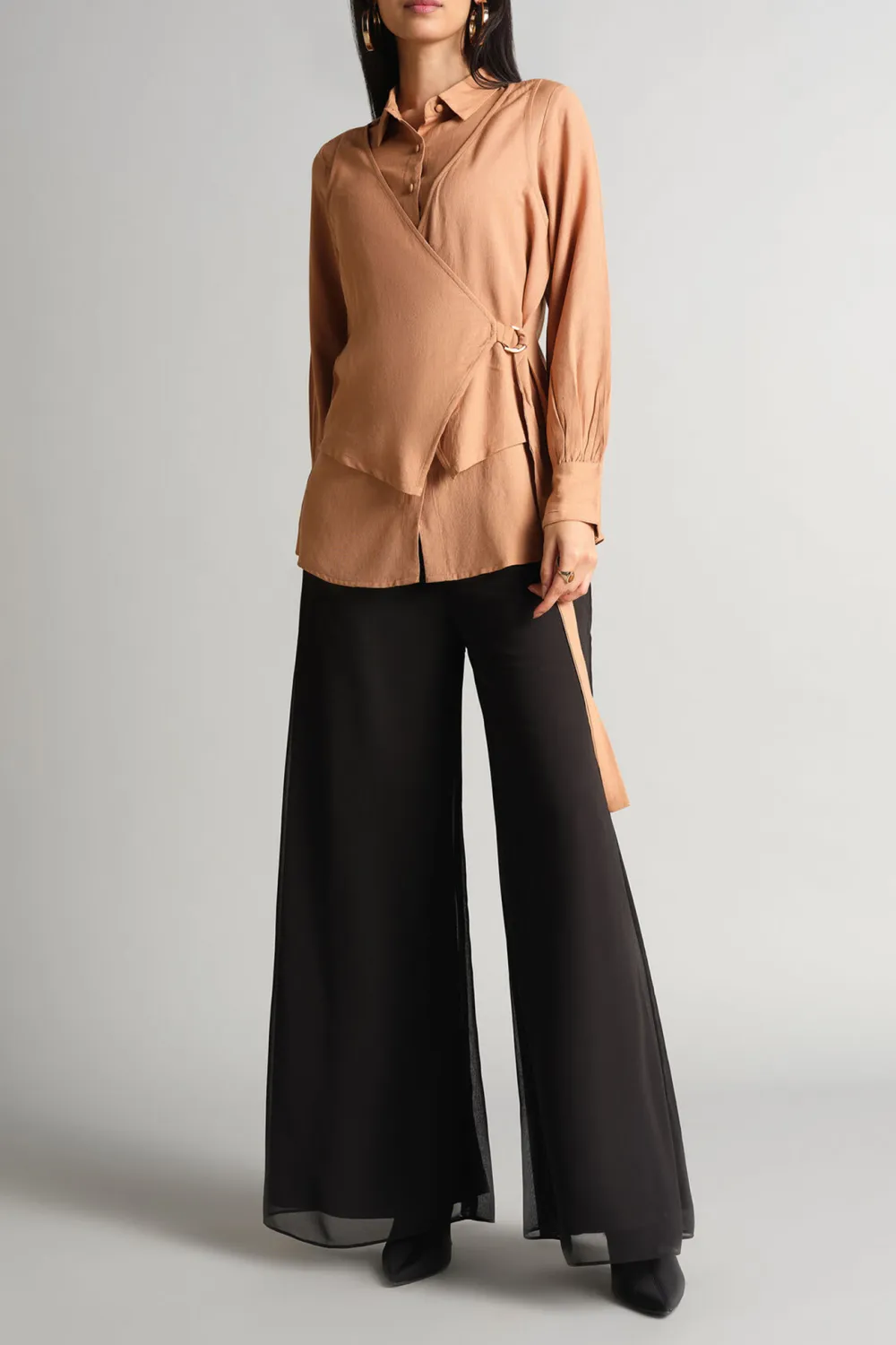 Beige Casual Style Shirt