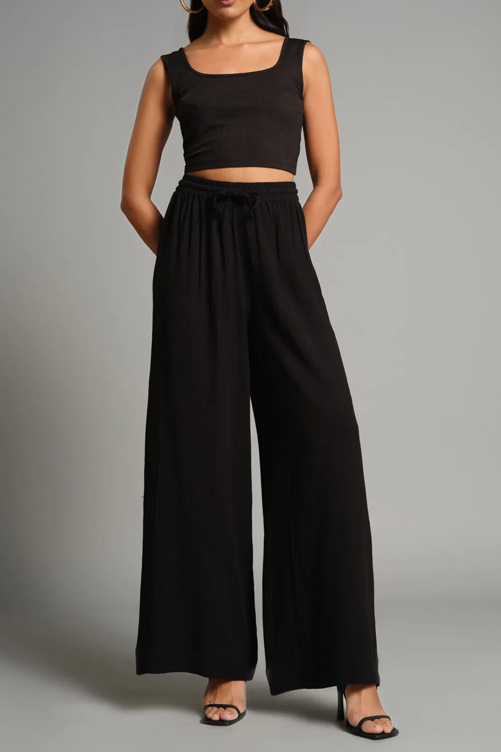 Casual Wear Wide-Leg Pants