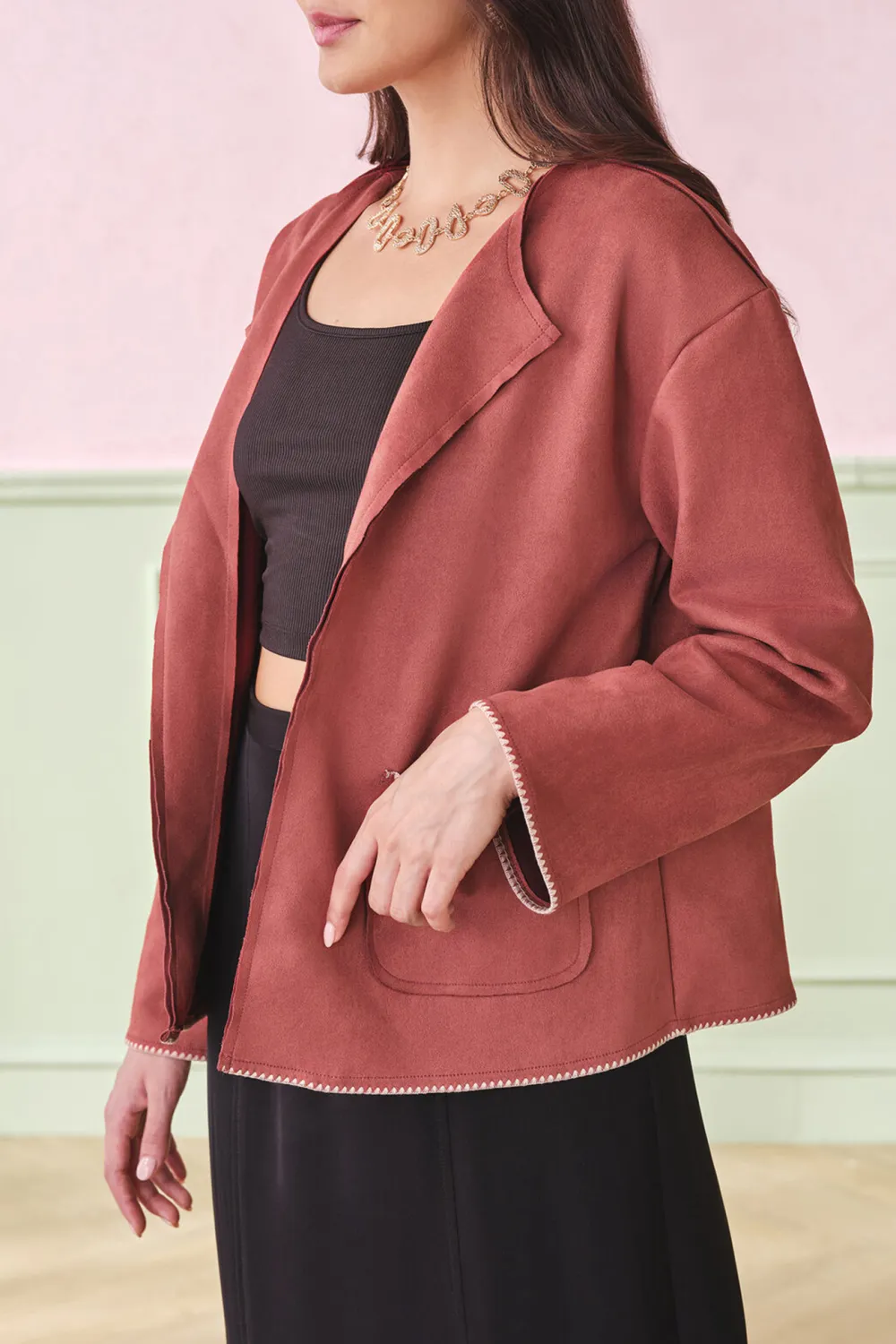 Winter Wear Rust Jacket