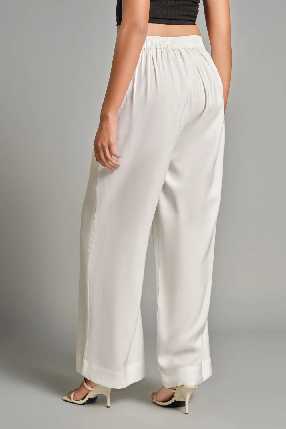 Casual Style Full Length Plain Pants