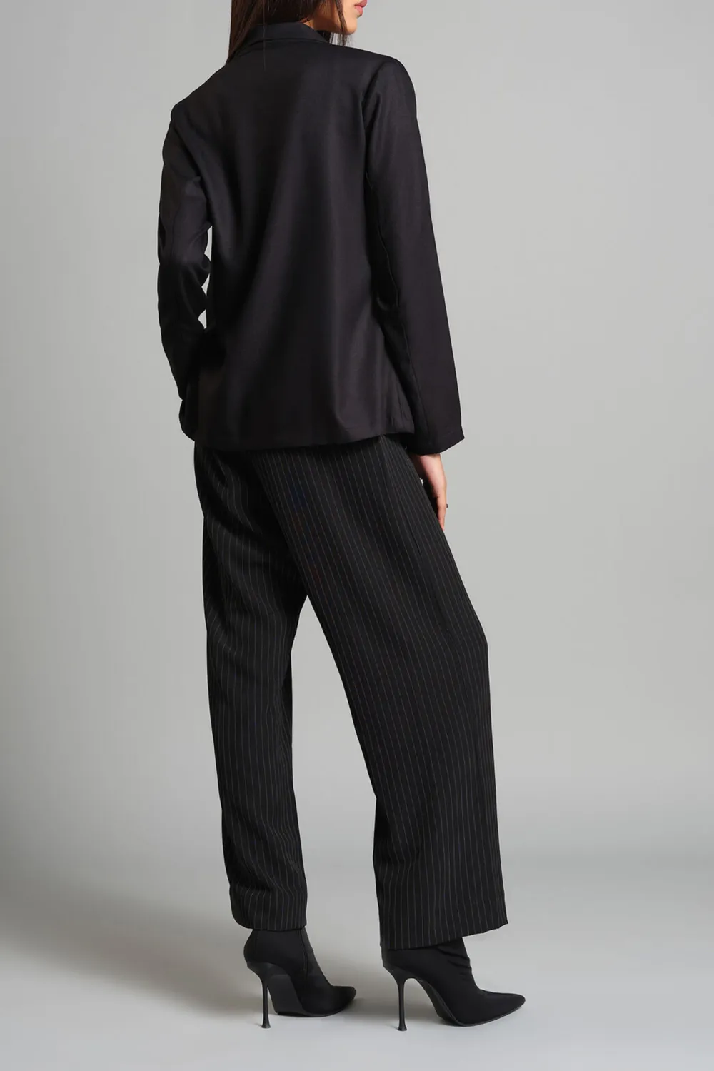 Black Casual Style Outerwear