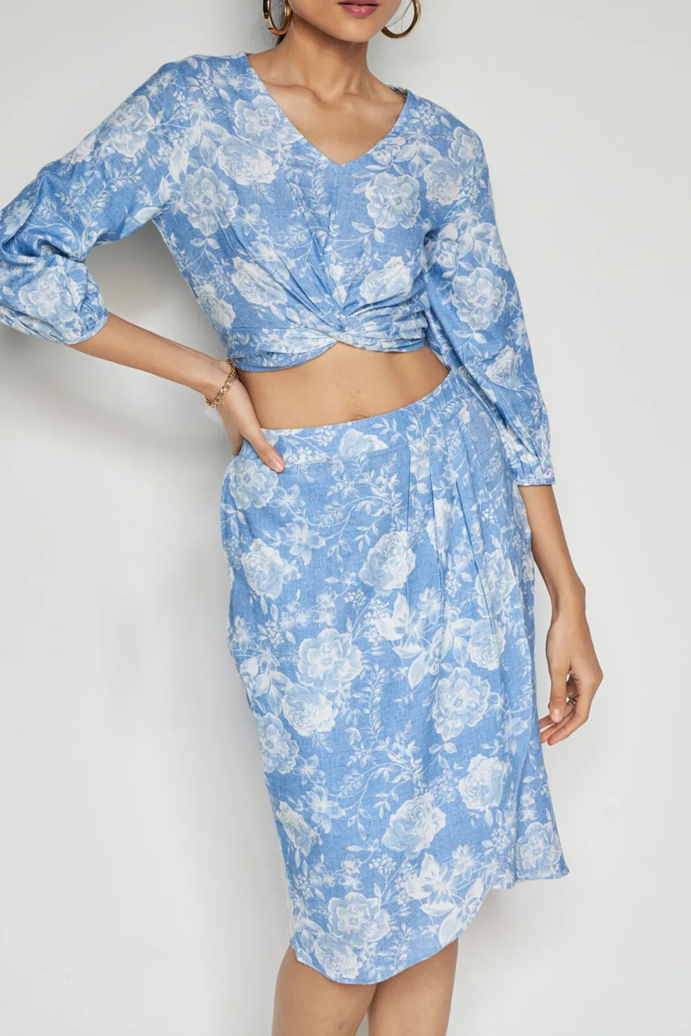 Indigo Casual Style Skies Set