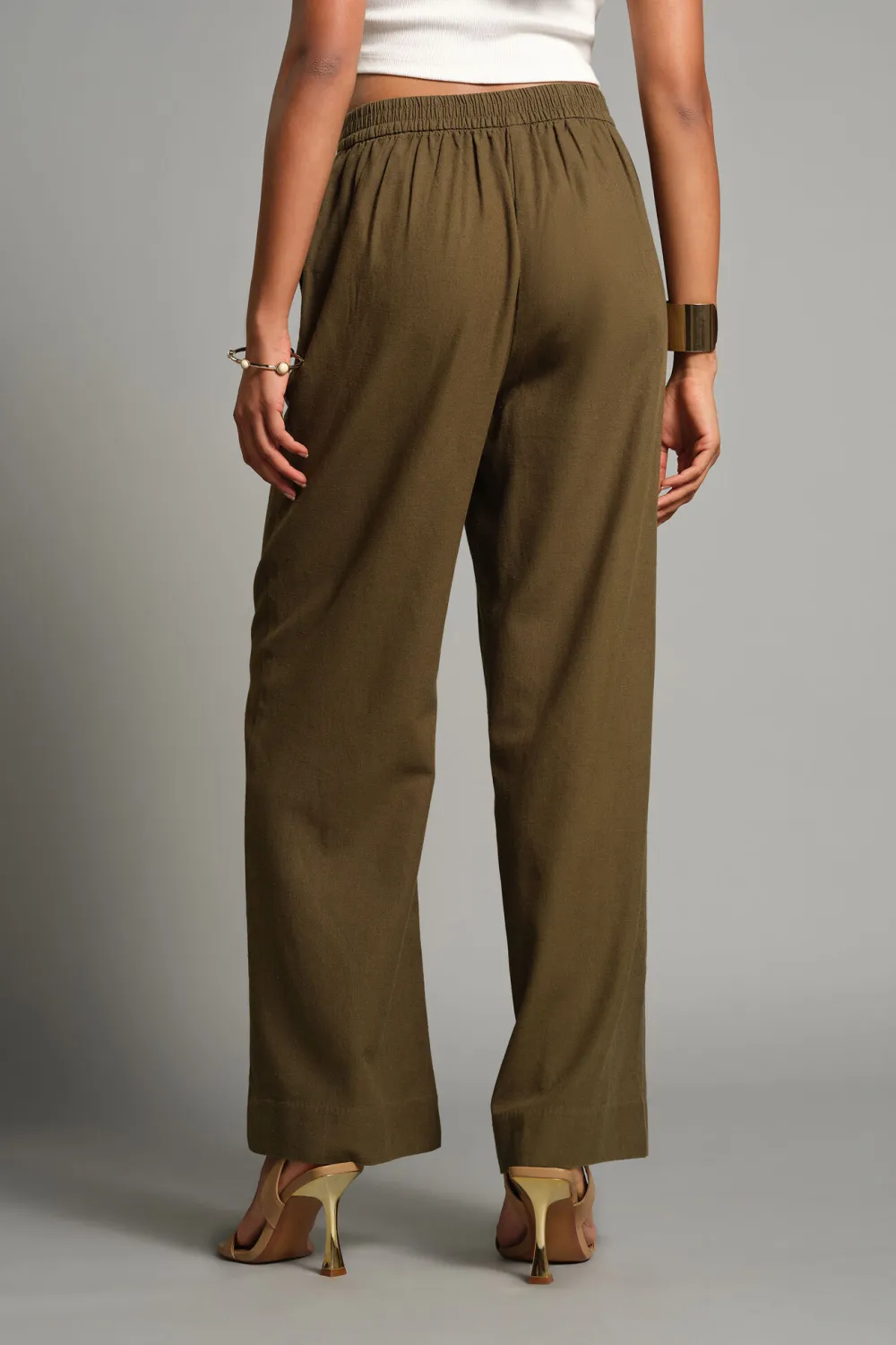 High Waist Flair Pants