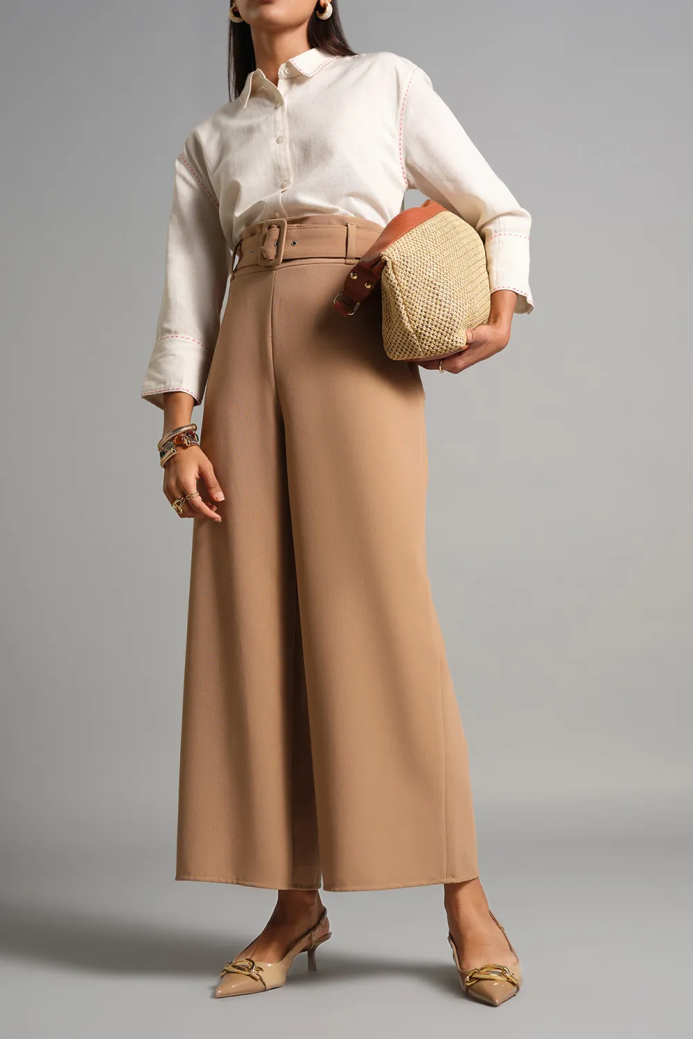 Regular Length Casual Style Plain Shirt