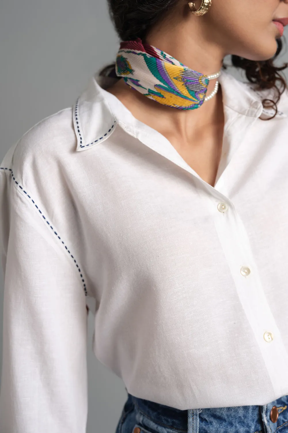 Regular Length Casual Style Plain Shirt